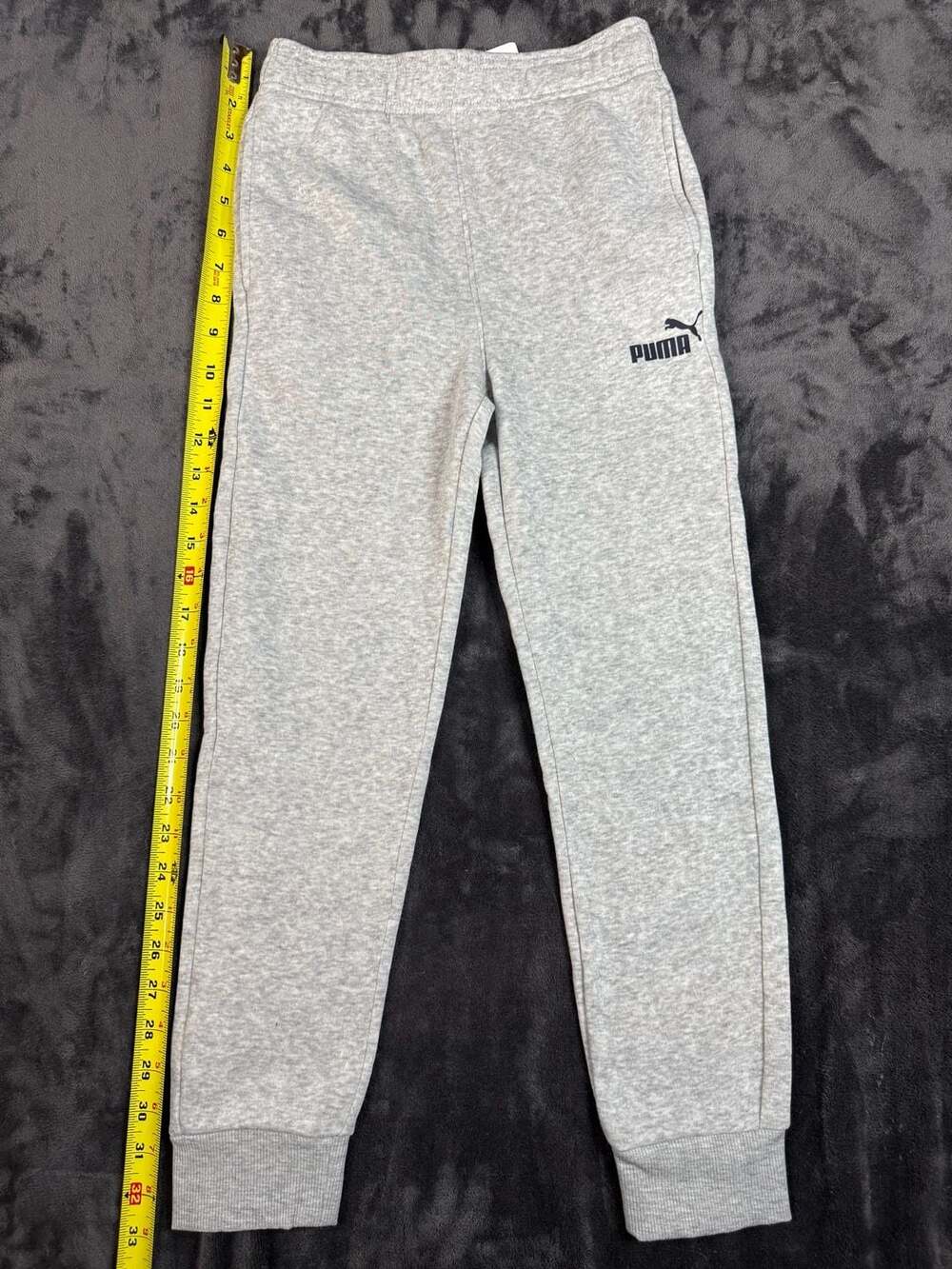 Women’s Puma Essential Fleece Joggers Size S(8) Gray Sweatpants New#118